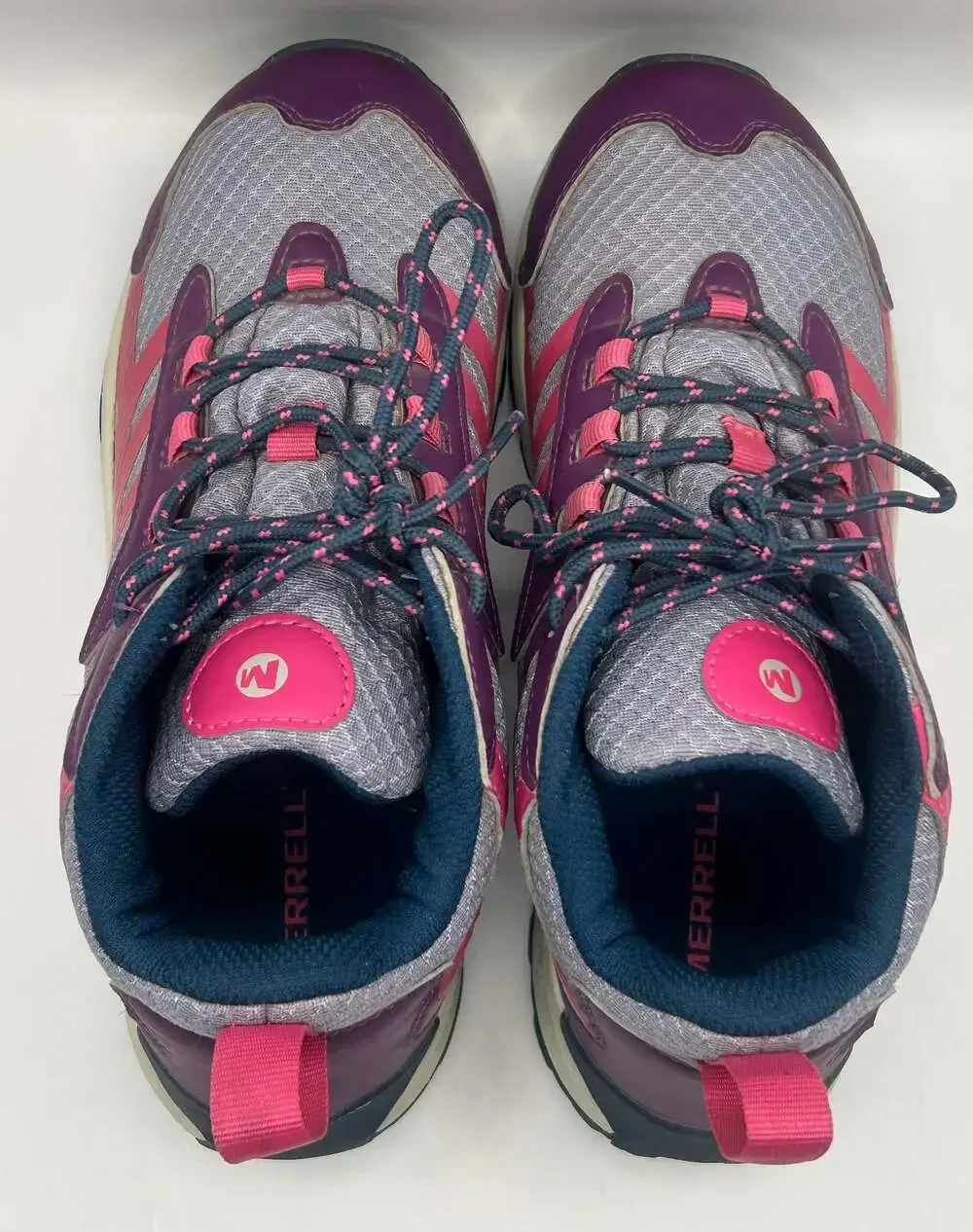 Merrell Moab Speed 2 Mid Waterproof Youth Hiking Boots - Purple/Pink